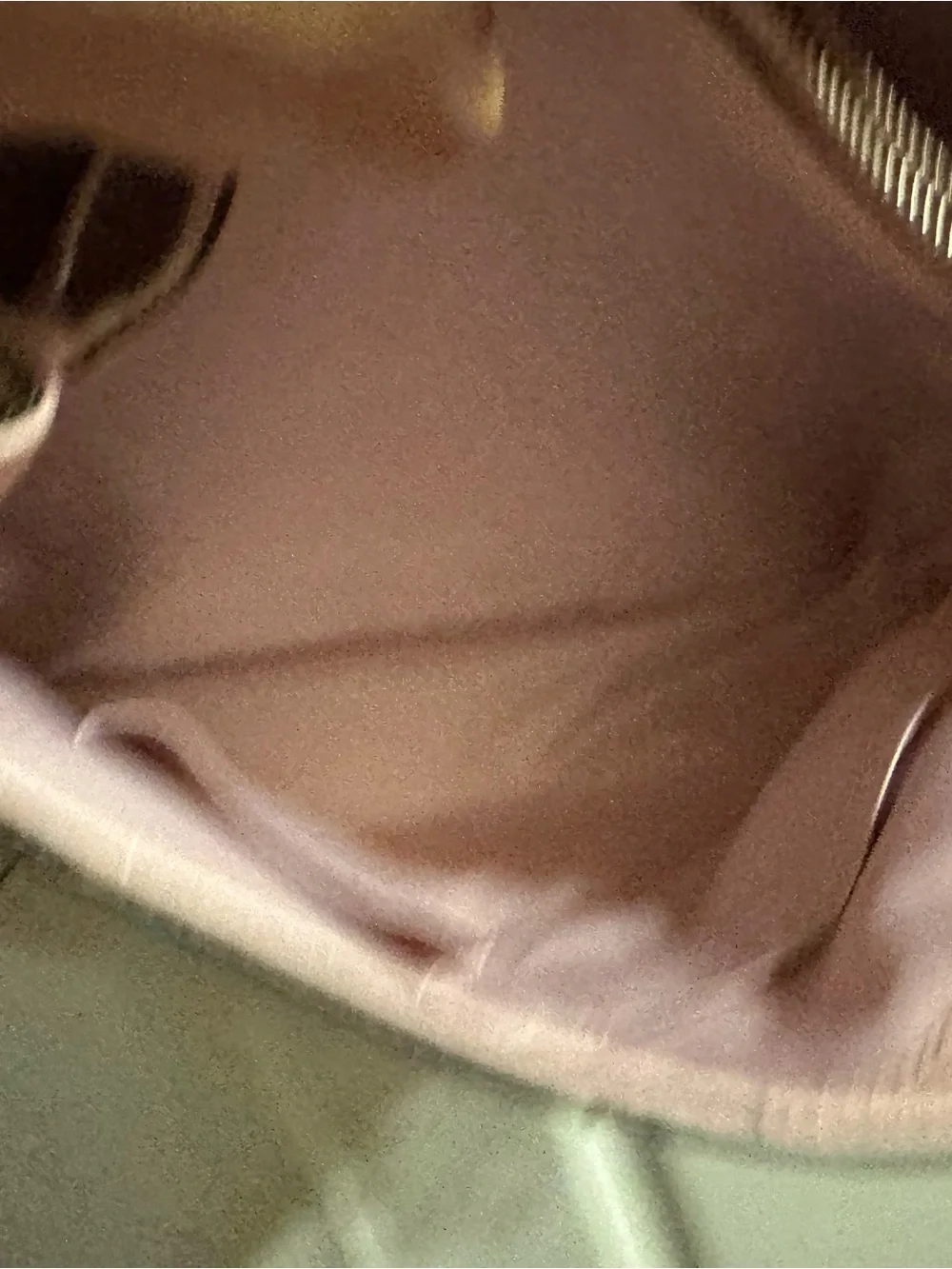 Coach Pink Beige Snake-Embossed Leather Top Handle Bag